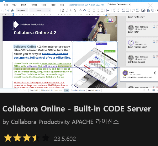 Collabora Built-in Server App